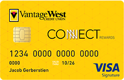 Vantage West Connect Rewards Visa Signature: Earn 5x rewards in a category of your choice.