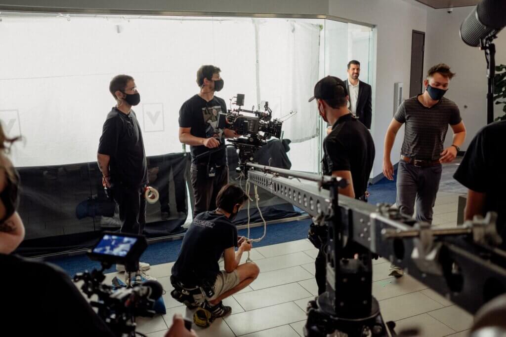 We Are Not a Bank behind the scenes