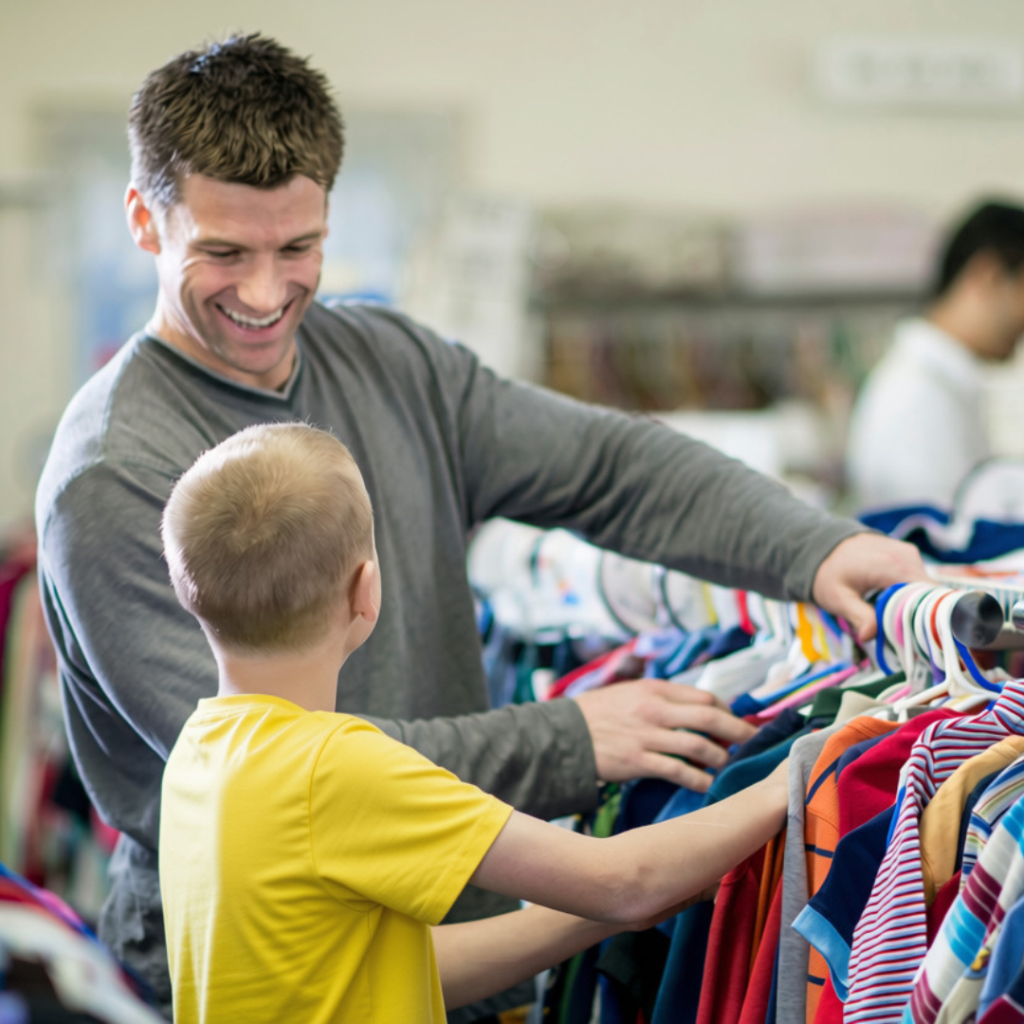 Explore Secondhand Options -back to school budgeting tips